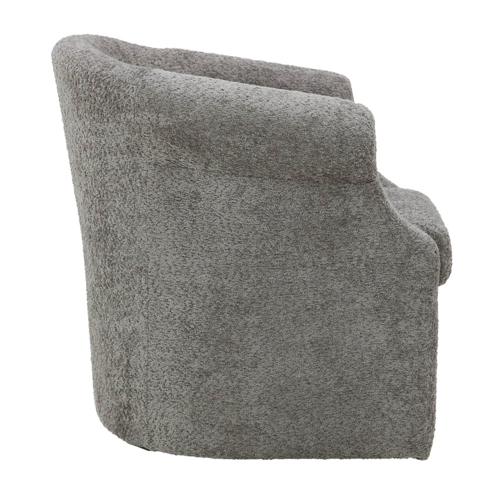 Nikole Swivel Chair  - Oslo Pewter. Picture 5