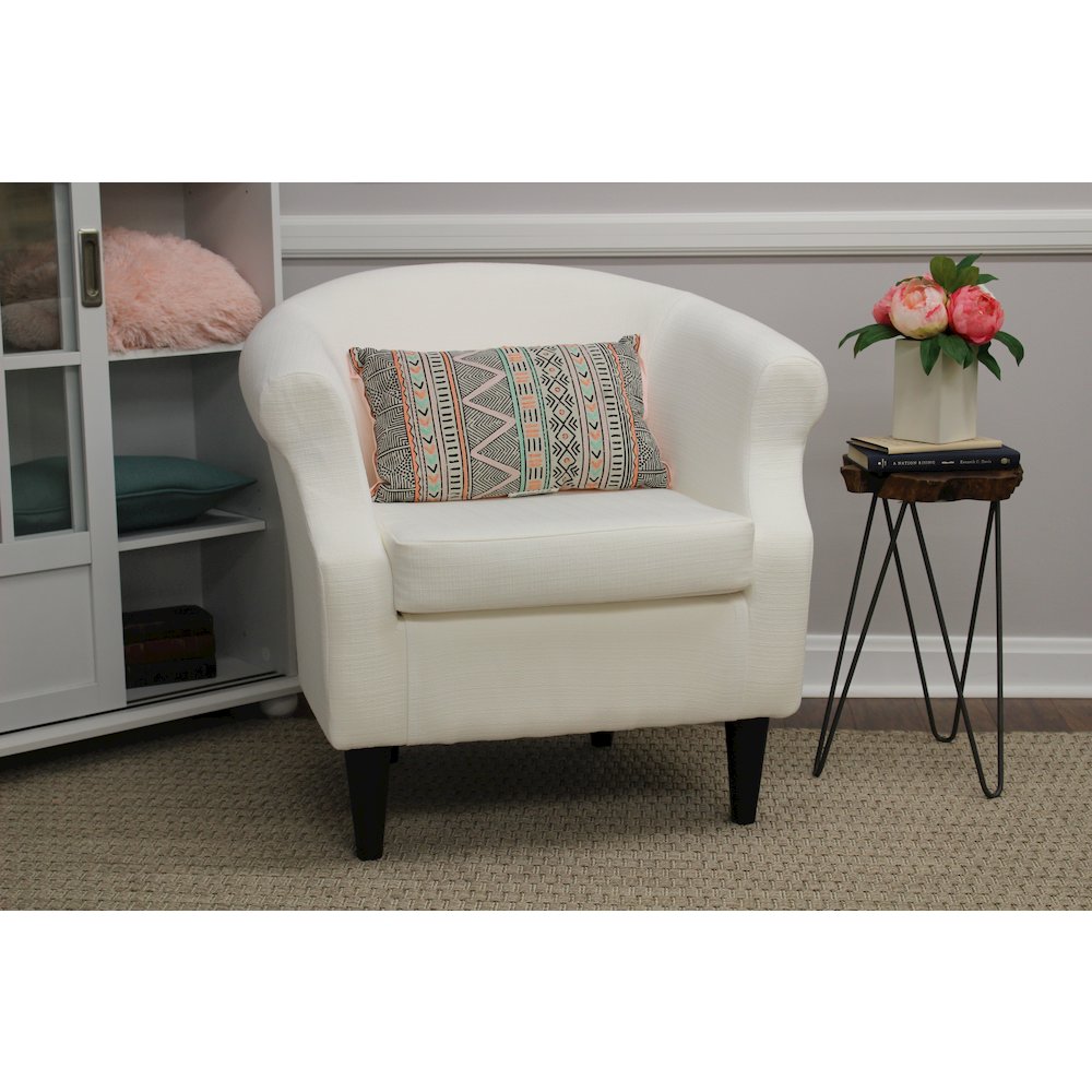 Nikole Club Chair - Depalma Ivory. Picture 7