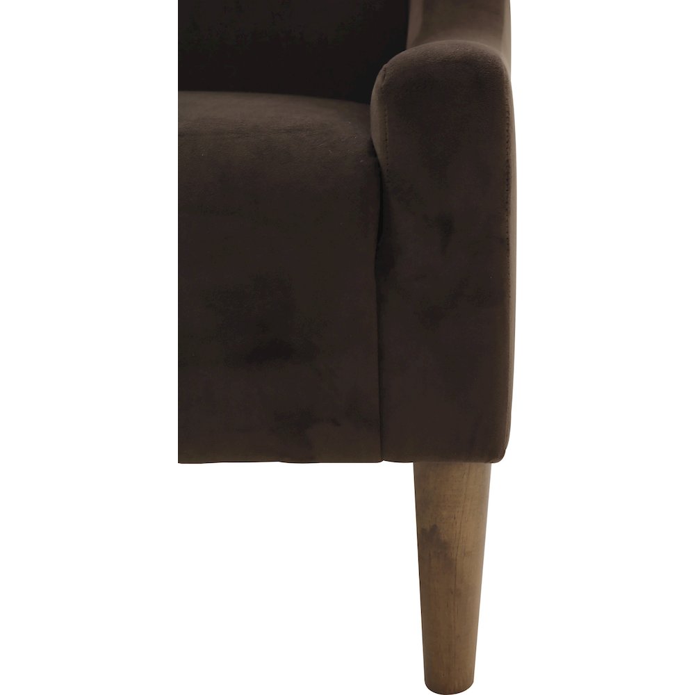 Shea Lounge Chair - Bella Chocolate. Picture 5