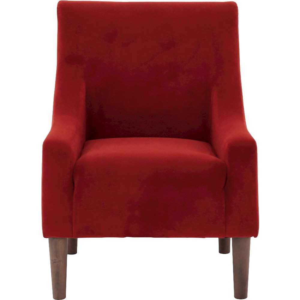 Shea Lounge Chair - Bella Rouge Red. Picture 7