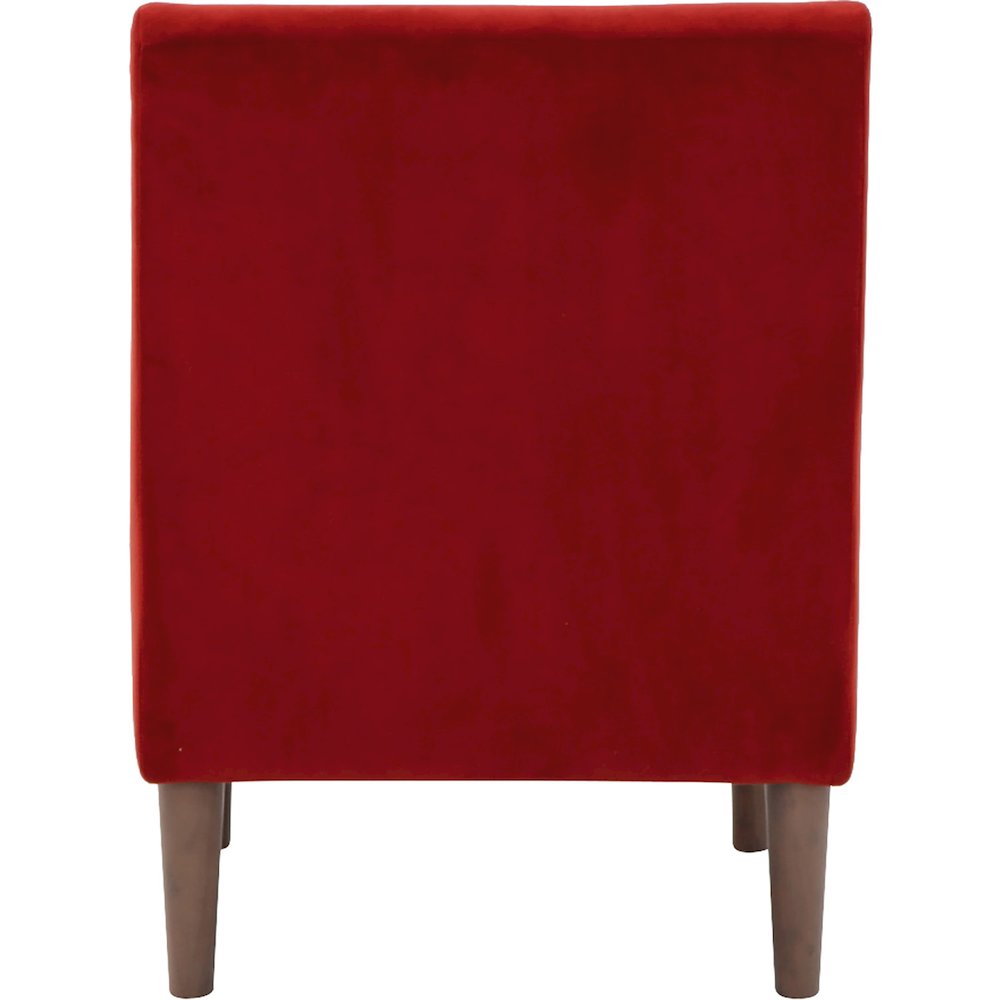 Shea Lounge Chair - Bella Rouge Red. Picture 4