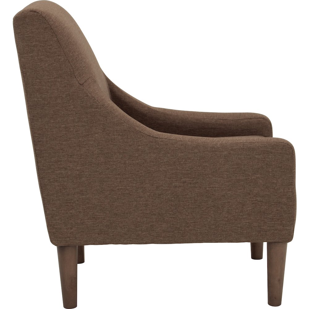 Shea Lounge Chair - Jitterbug Pecan. Picture 5
