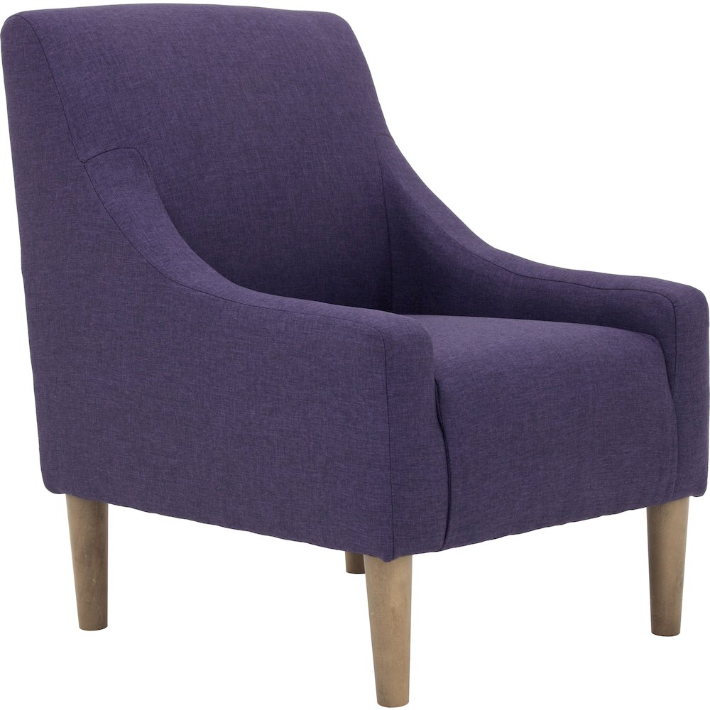 Shea Lounge Chair - Jitterbug Eggplant. Picture 1