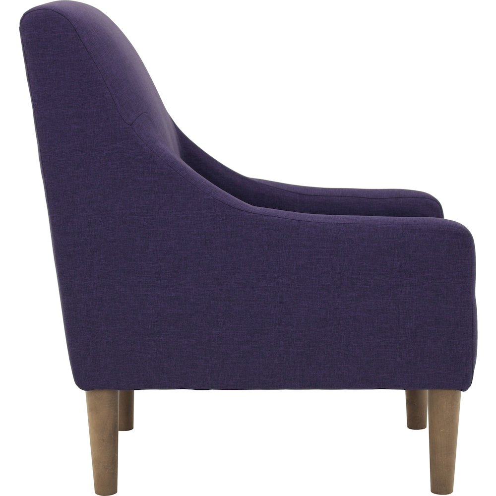 Shea Lounge Chair - Jitterbug Eggplant. Picture 6