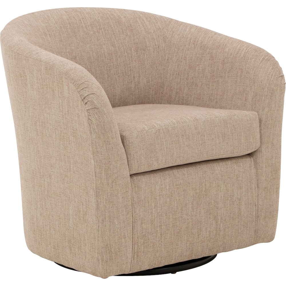 Tub Swivel Chair  - Hampden Blush Pink. Picture 1