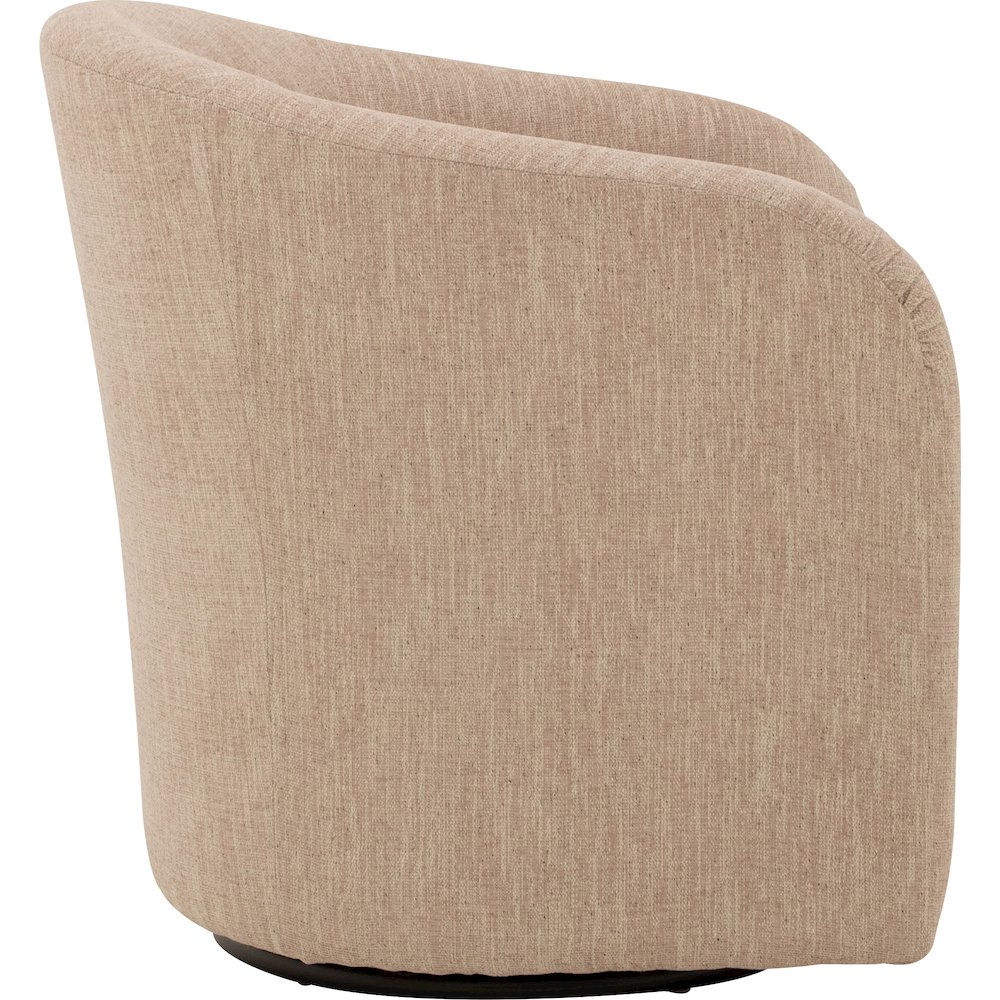 Tub Swivel Chair  - Hampden Blush Pink. Picture 5
