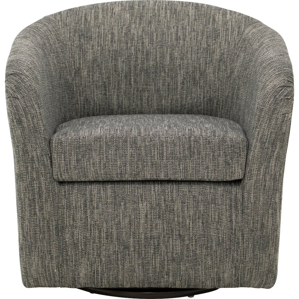 Tub Swivel Chair  - Hampden Charcoal. Picture 6