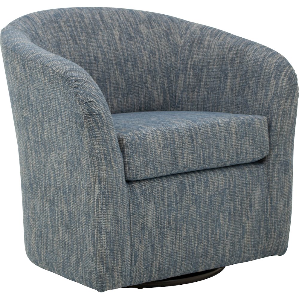 Tub Swivel Chair  - Hampden Navy. Picture 1