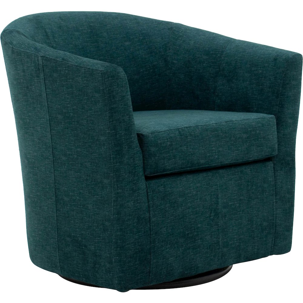 Windsor Swivel Chair  - Teal. Picture 1
