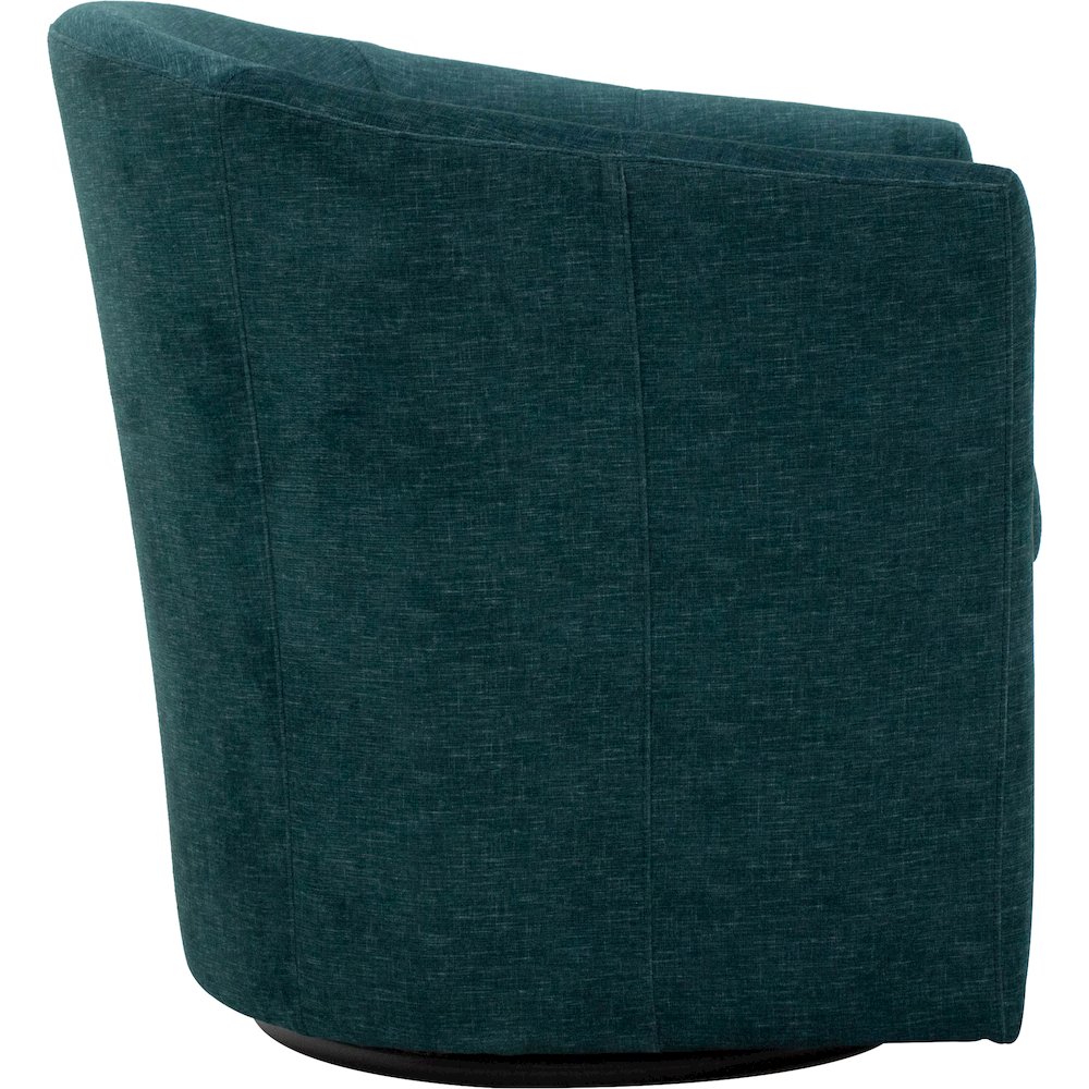 Windsor Swivel Chair  - Teal. Picture 5