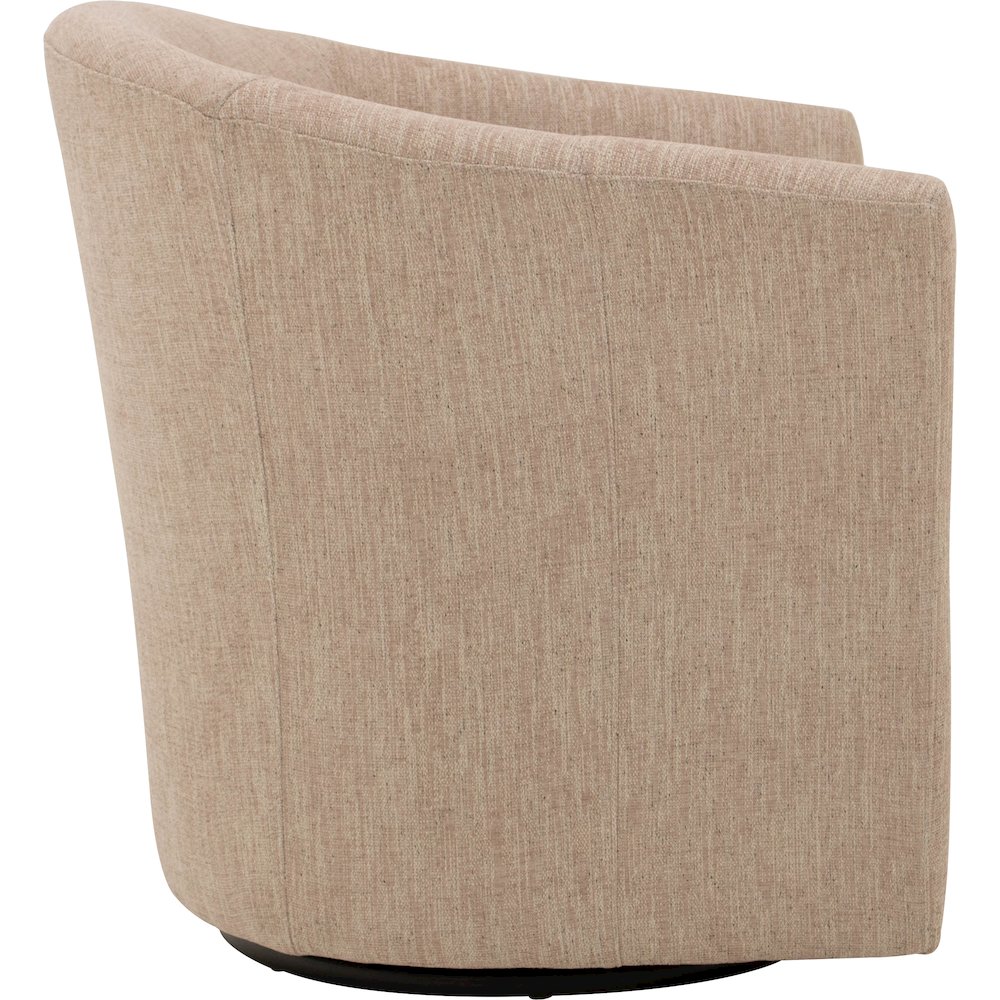 Windsor Swivel Chair  - Hampden Blush Pink. Picture 5