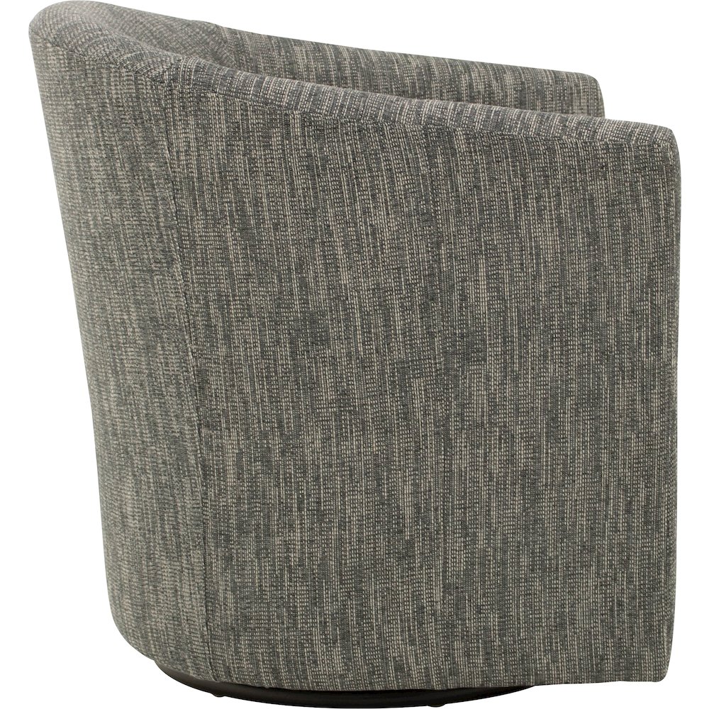 Windsor Swivel Chair  - Hampden Charcoal. Picture 5