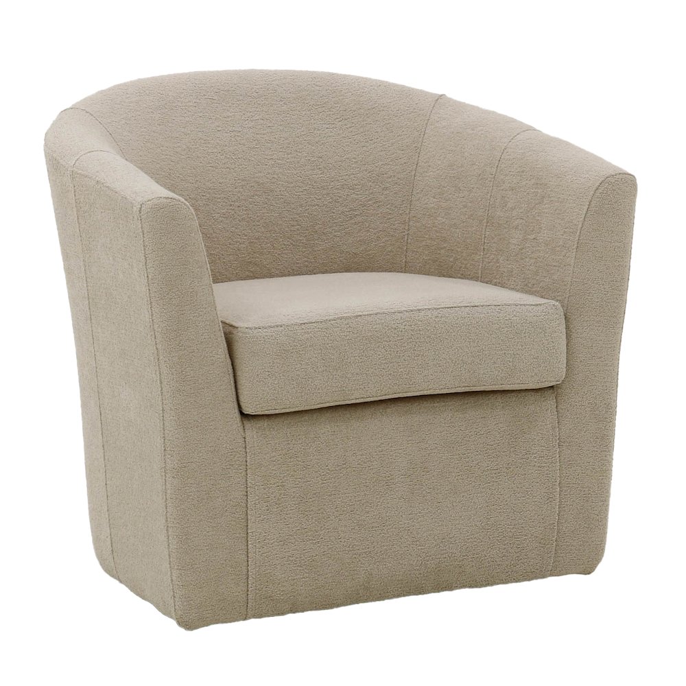 Windsor Swivel Chair  - Milo Fawn. Picture 1