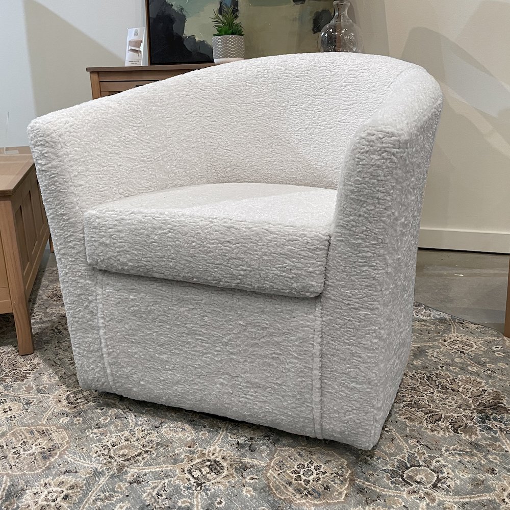 Windsor Swivel Chair  - Oslo Ivory. Picture 7