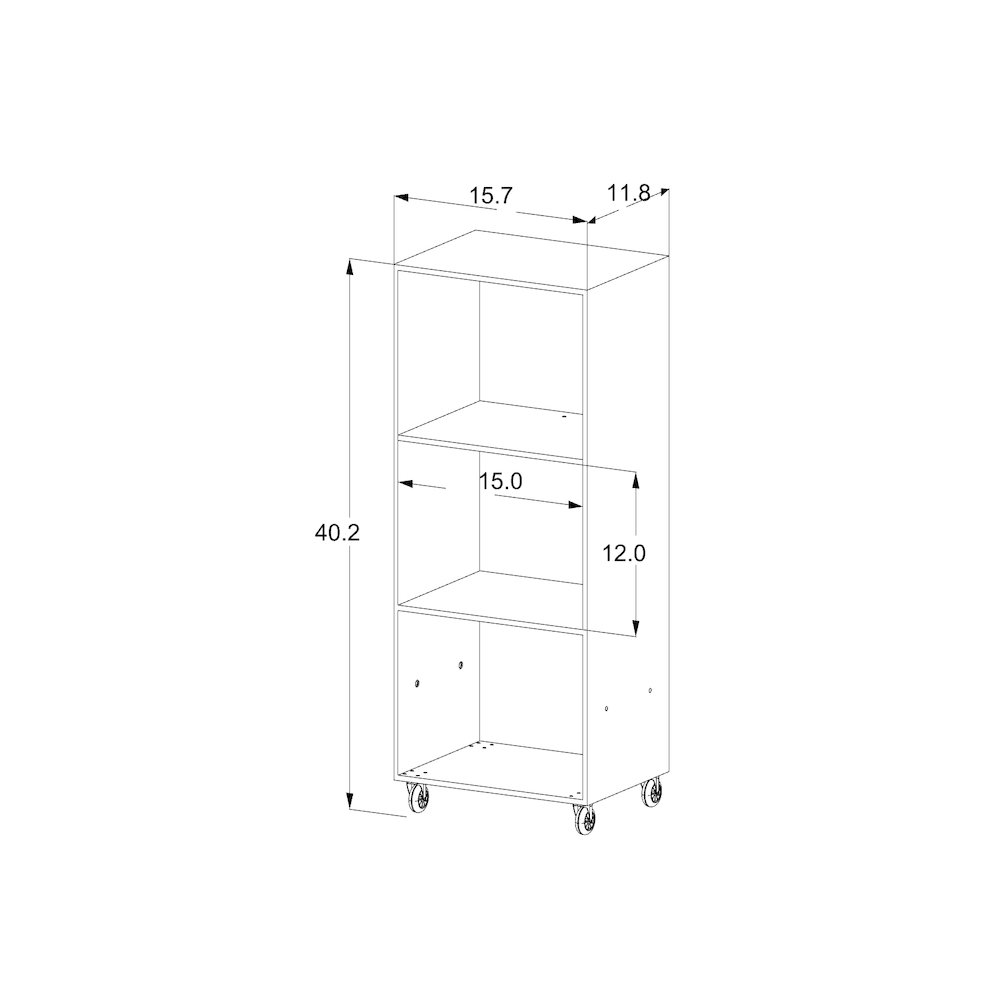 Clear Acrylic 3-Tier Open Display Bookshelf Lucite. Picture 6