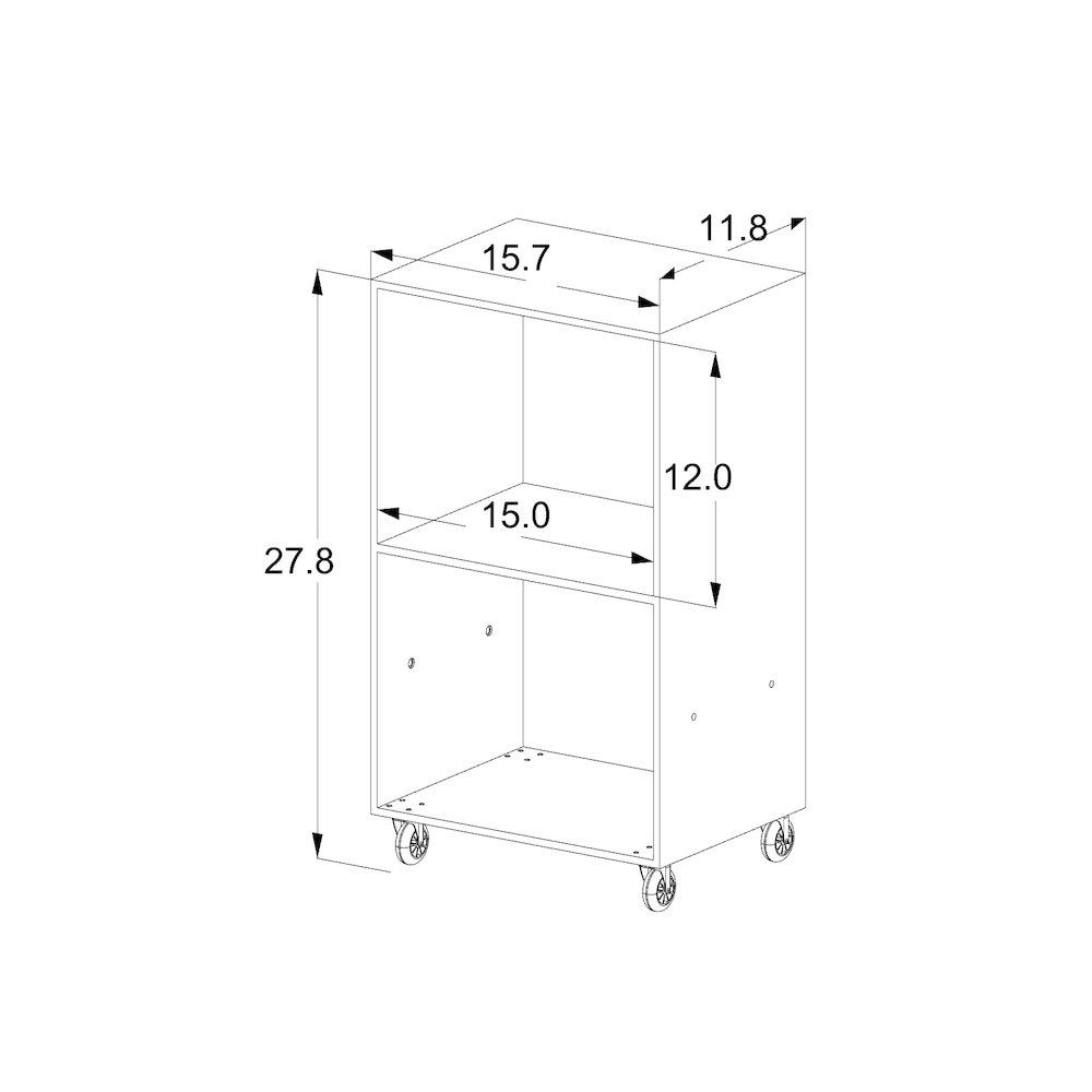 Clear Lucite Acrylic 2-Tier Compact Display Bookshelf. Picture 6