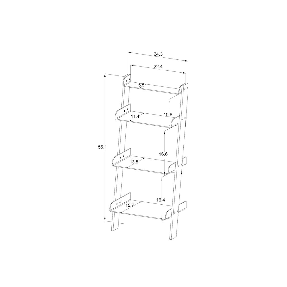 Clear Lucite Acrylic 4-Tier Tall Bookshelf Display. Picture 5