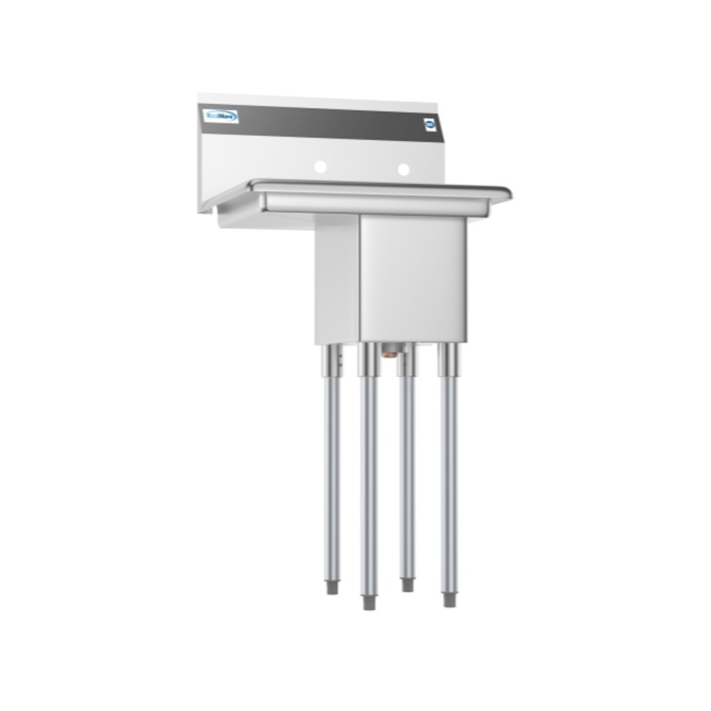 23 in. One Compartment Sink with Drainboard, Bowl Size 10" x 14" x 10". Picture 10