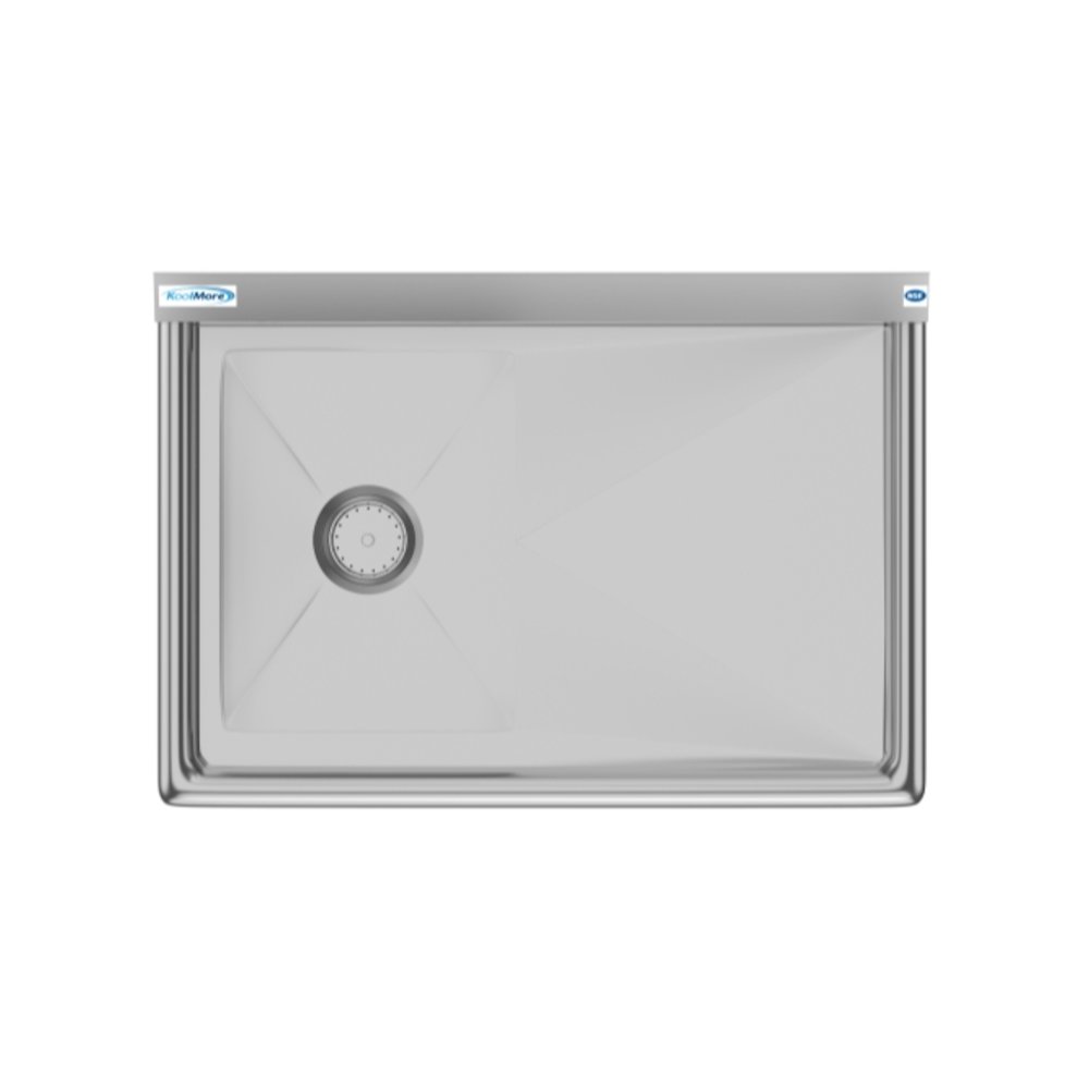 31 in. One Compartment Sink with Drainboard, Bowl Size 12" x 16" x 10". Picture 5