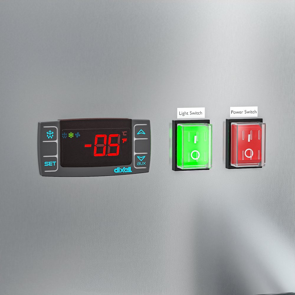 29 in. One Glass Door Reach-In Freezer 23 cu ft.. Picture 8