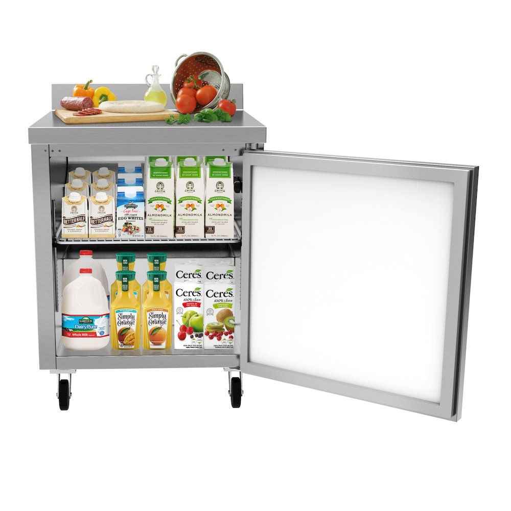 27 in. One-Door Worktop Refrigerator With 3.5 in. Backsplash - 6.3 Cu Ft.. Picture 3