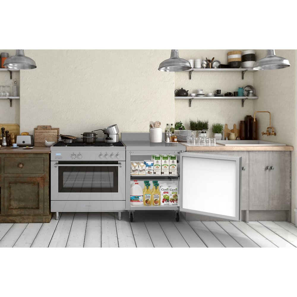 27 in. One-Door Worktop Refrigerator With 3.5 in. Backsplash - 6.3 Cu Ft.. Picture 9