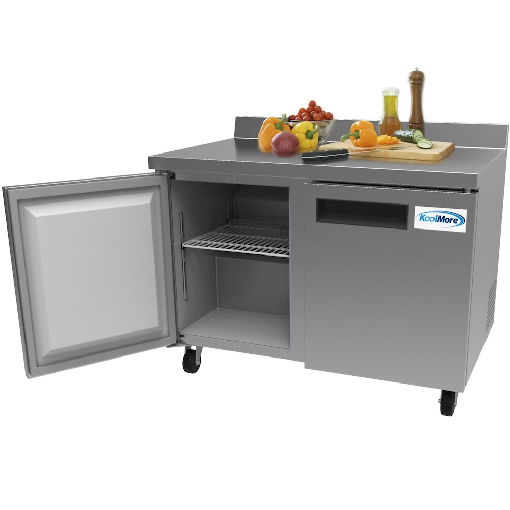 48 in. Two-Door Worktop Refrigerator With 3.5 in. Backsplash - 12 Cu Ft.. Picture 8