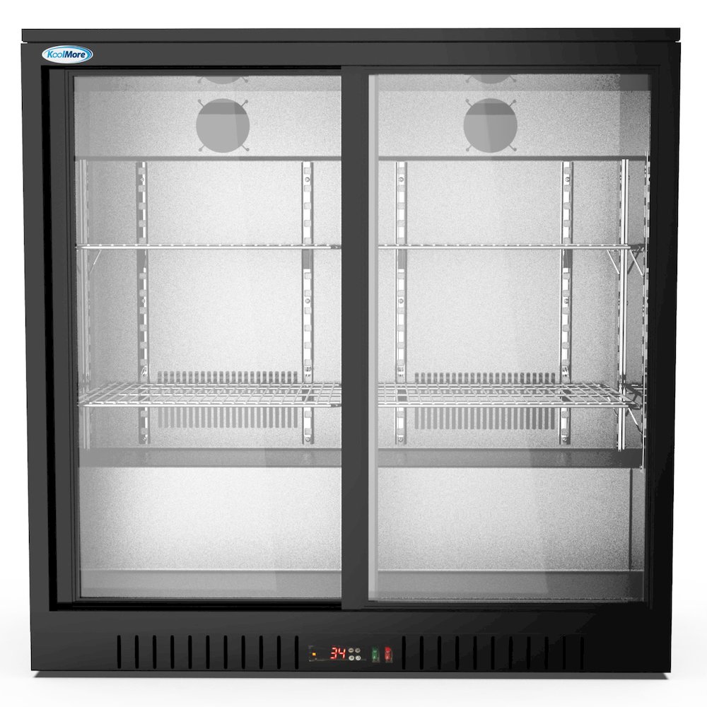 35 in. Two-Door Back Bar Refrigerator - 7.4 Cu Ft.. Picture 1