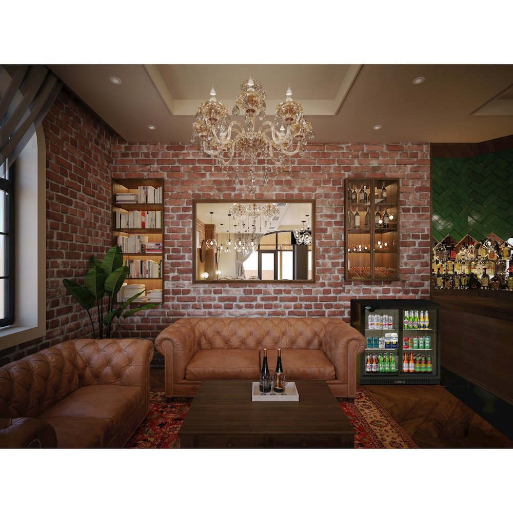 35 in. Two-Door Back Bar Refrigerator - 7.4 Cu Ft.. Picture 7