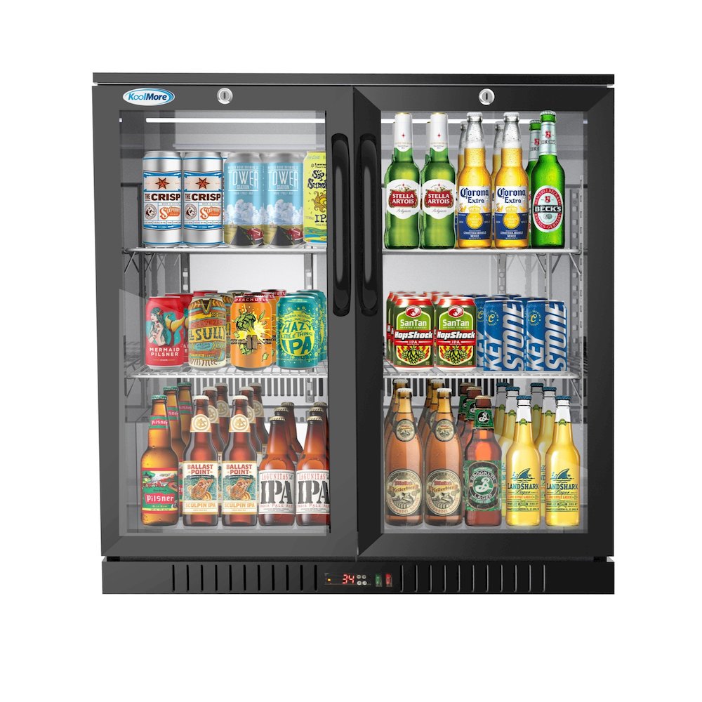 35 in. Two-Door Back Bar Refrigerator - 7.4 Cu Ft.. Picture 3