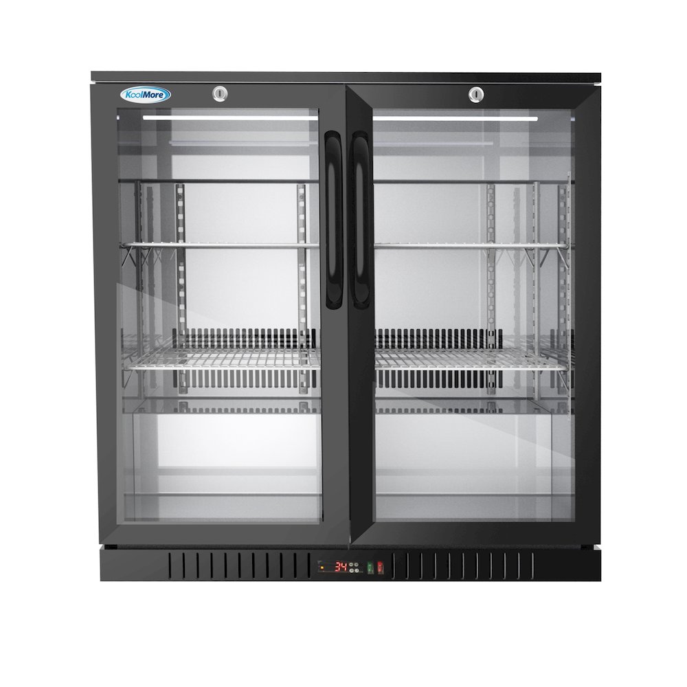 35 in. Two-Door Back Bar Refrigerator - 7.4 Cu Ft.. Picture 1