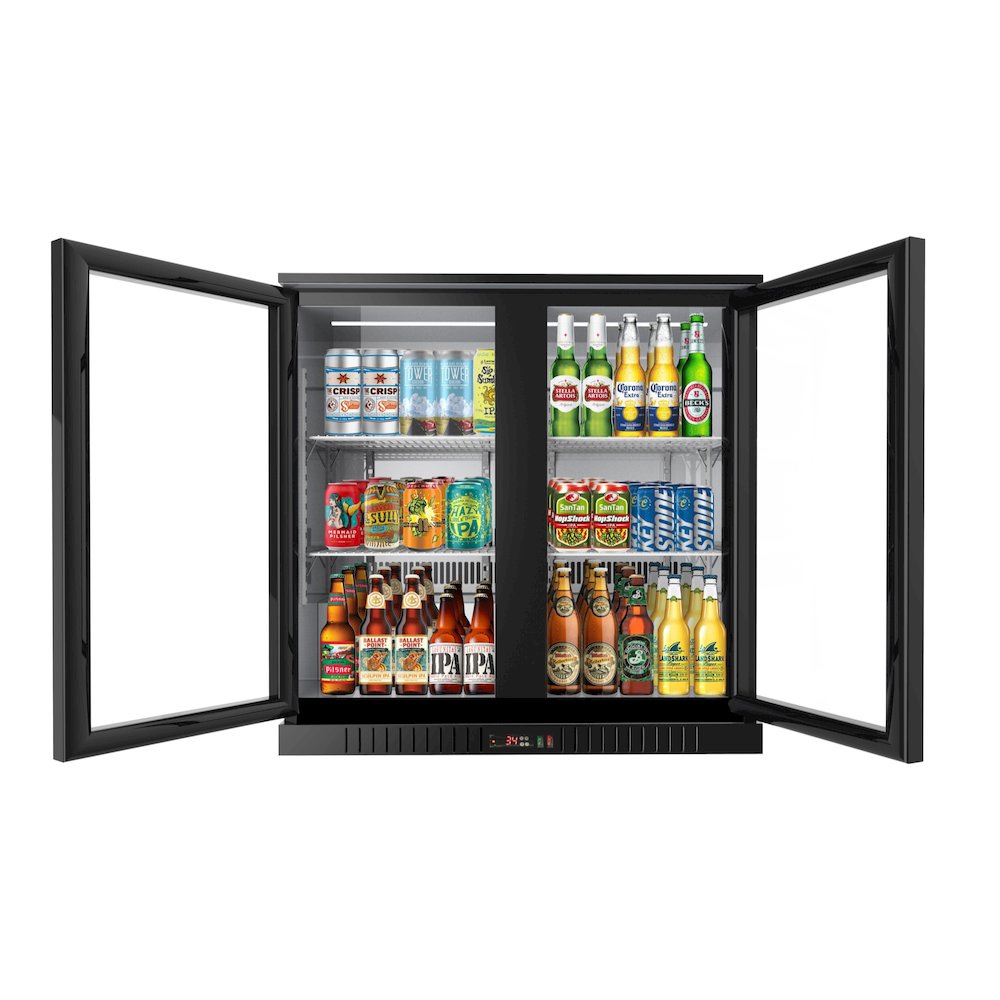 35 in. Two-Door Back Bar Refrigerator - 7.4 Cu Ft.. Picture 2
