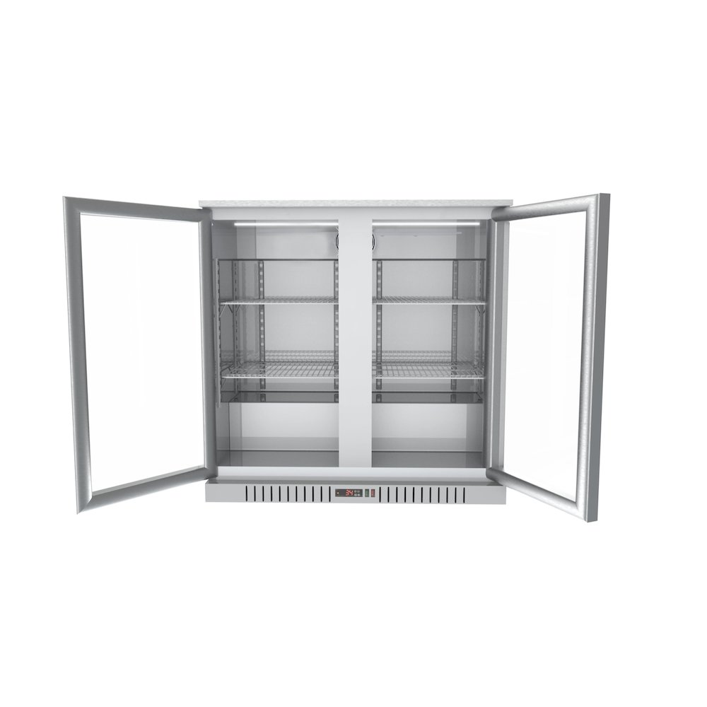 35 in. Two-Door Back Bar Refrigerator - 7.4 Cu Ft.. Picture 2