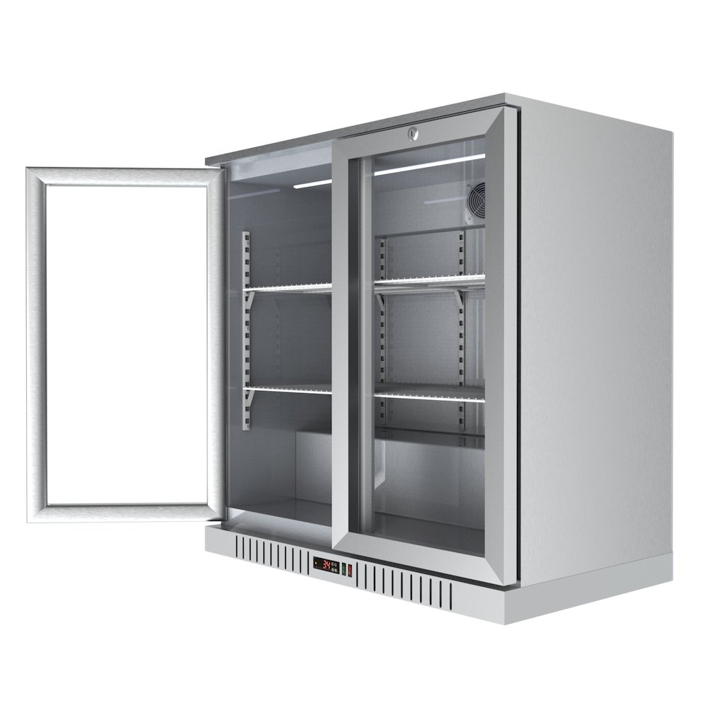 35 in. Two-Door Back Bar Refrigerator - 7.4 Cu Ft.. Picture 5