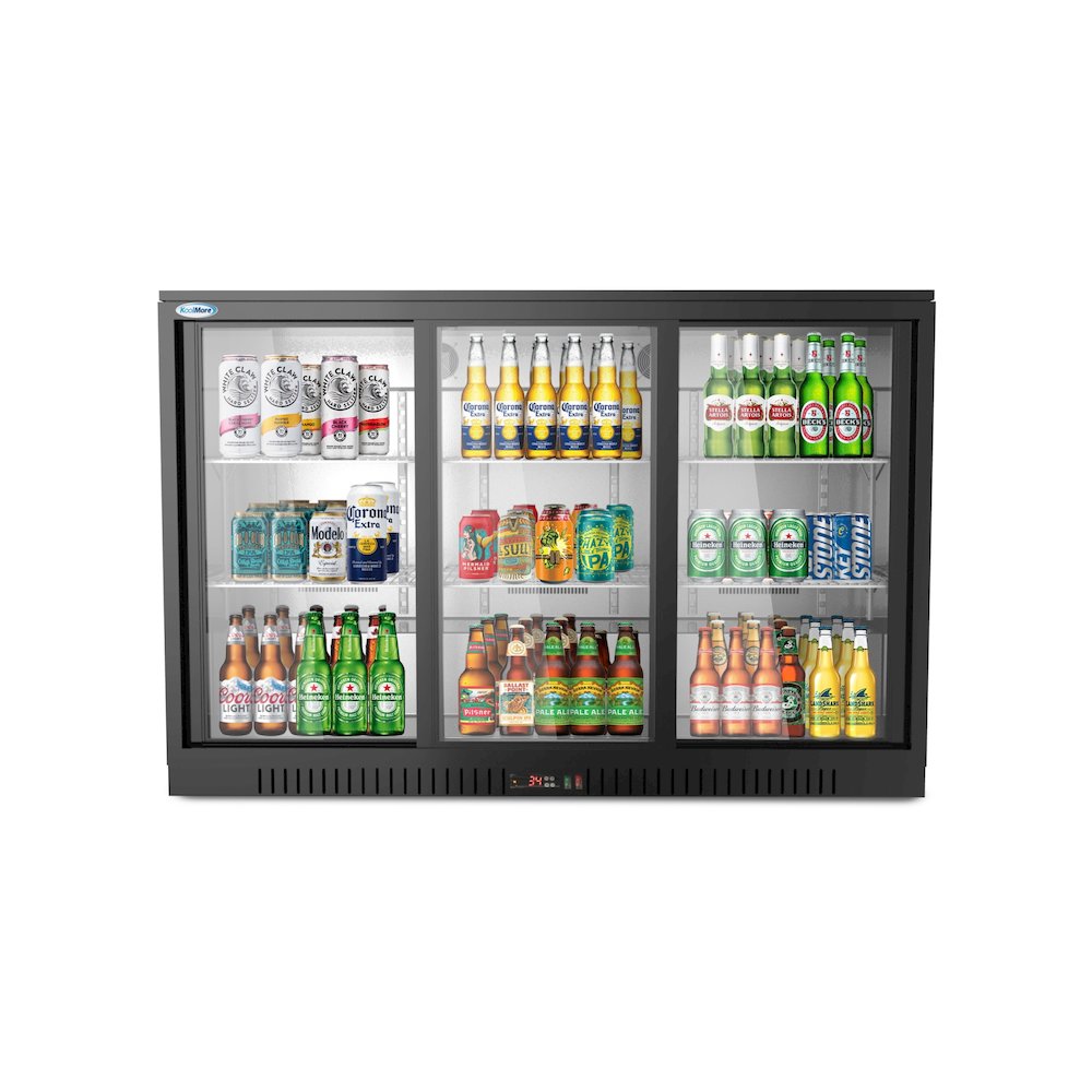53 in. Three-Door Back Bar Refrigerator - 11.3 Cu Ft.. Picture 3