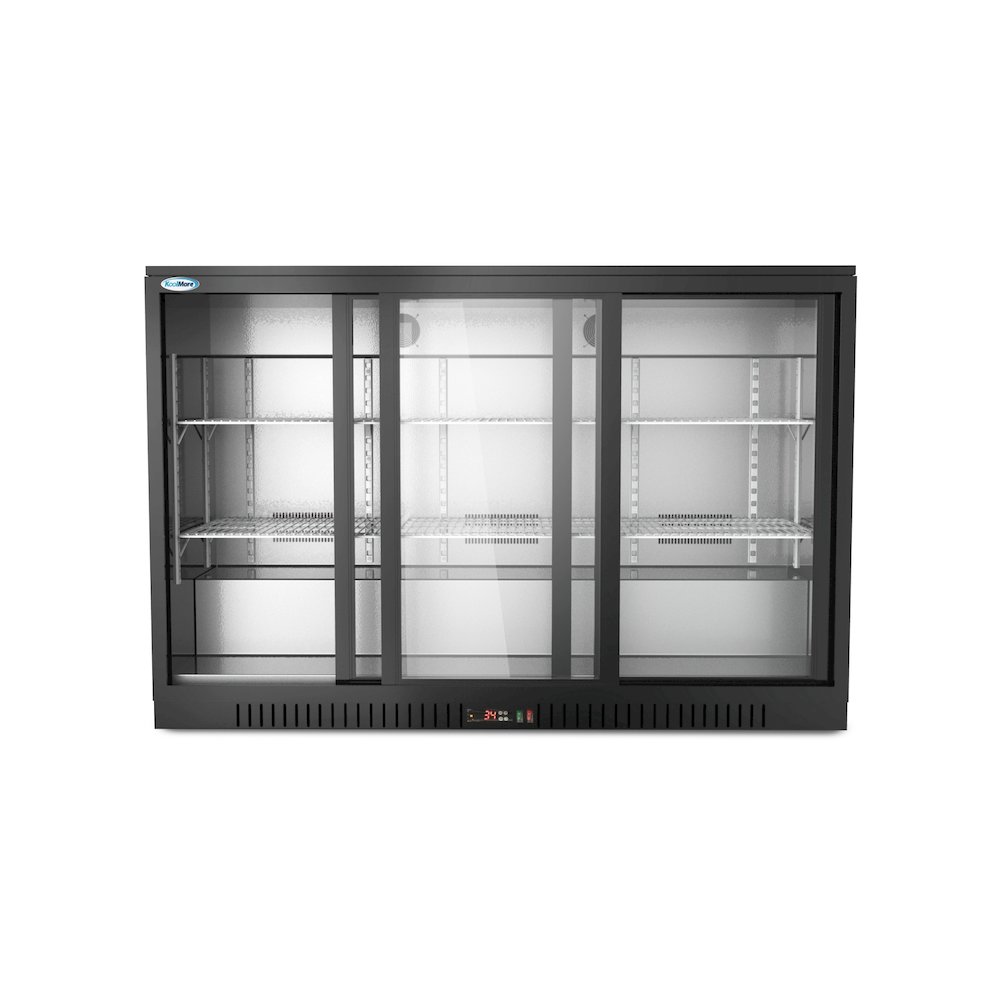 53 in. Three-Door Back Bar Refrigerator - 11.3 Cu Ft.. Picture 2