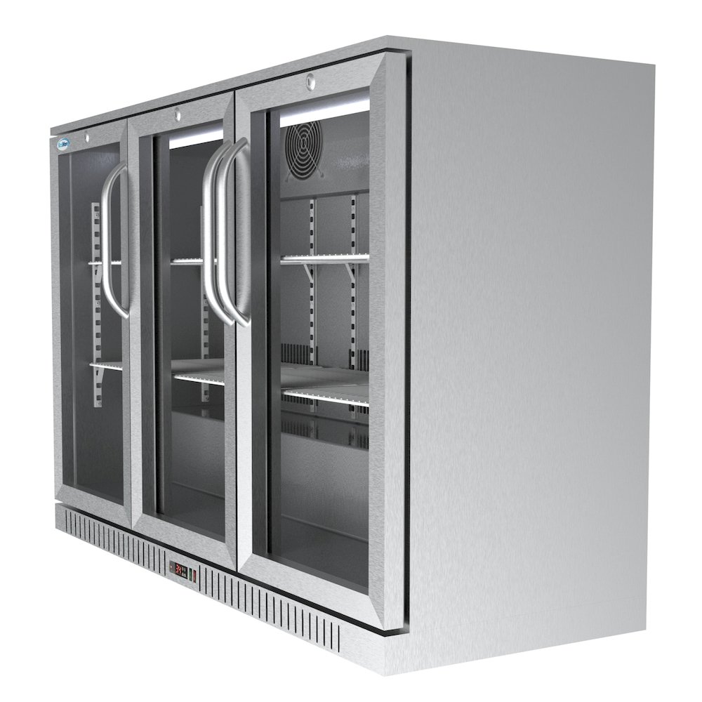 53 in. Three-Door Back Bar Refrigerator - 11 Cu Ft.. Picture 6