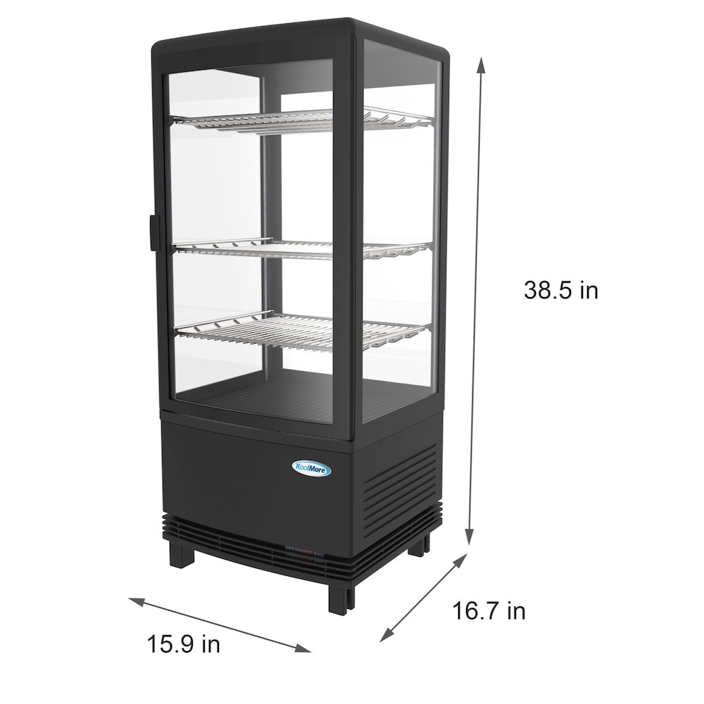 17 in. Black Countertop Display Refrigerator - 3 Cu Ft.. Picture 5