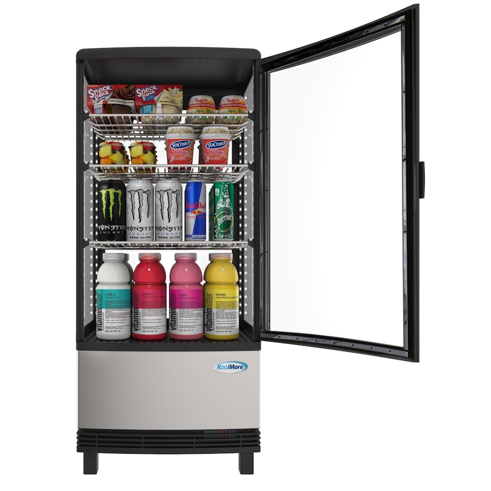 17 in. Stainless-Steel Countertop Display Refrigerator - 3 Cu Ft.. Picture 1