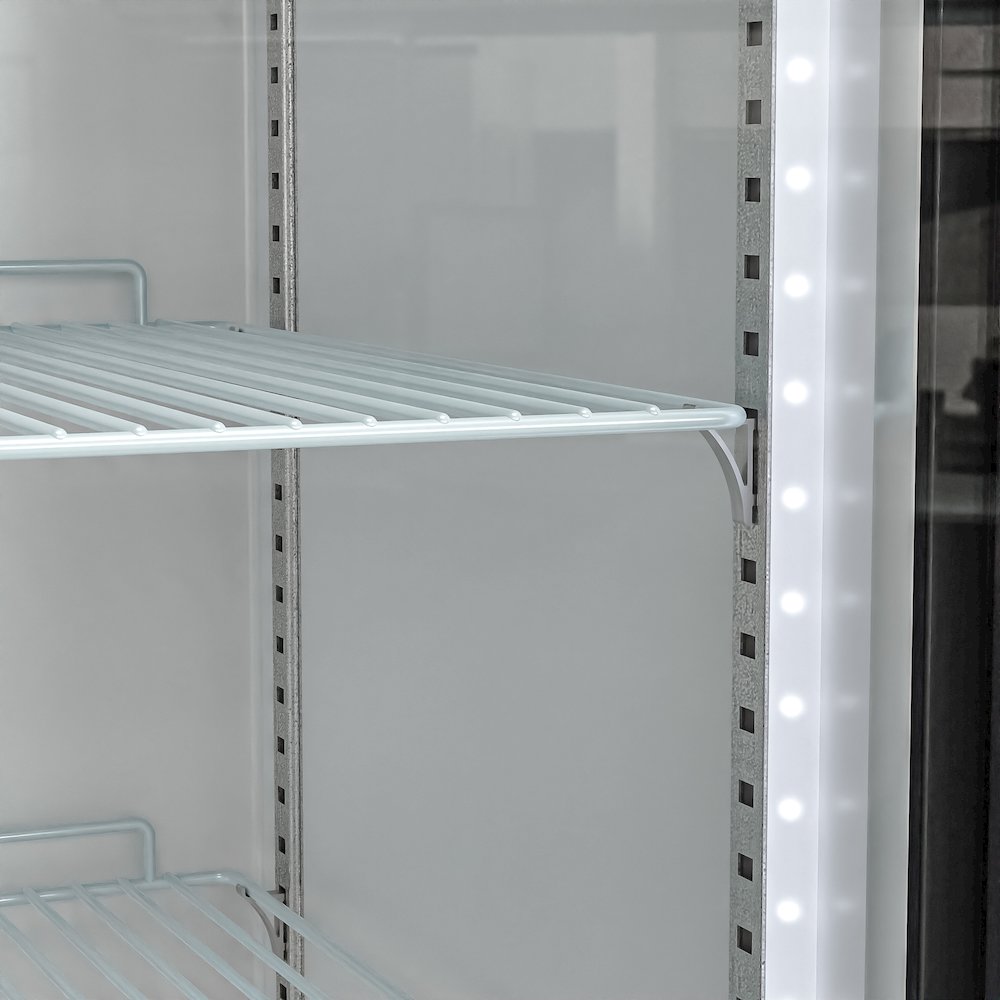 71 in. Three-Door Merchandiser Refrigerator - 56 Cu Ft.. Picture 7