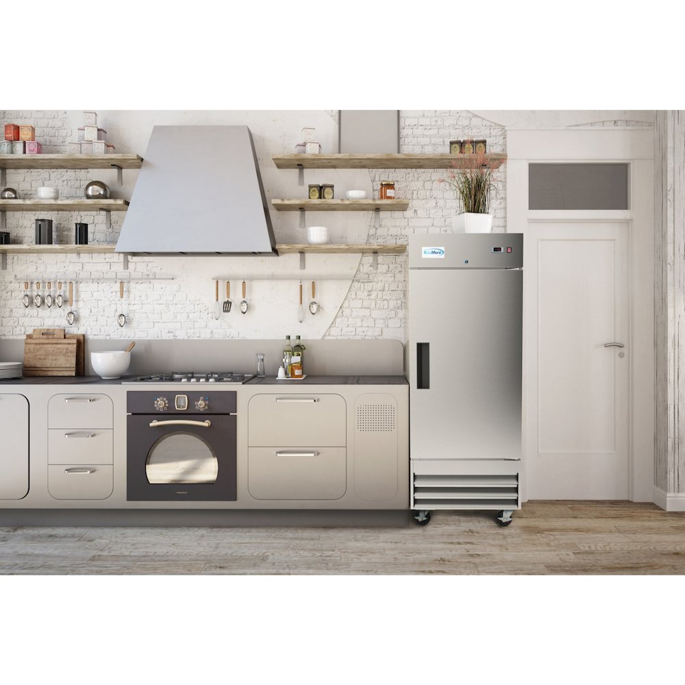 29 in. One-Door Reach-In Refrigerator - 15.5 Cu Ft.. Picture 10