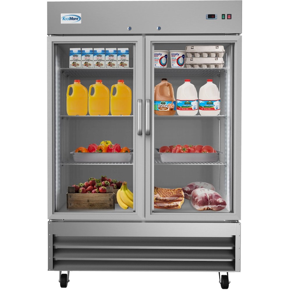54 in. Two-Door Reach-In Refrigerator - 47 Cu Ft.. Picture 3