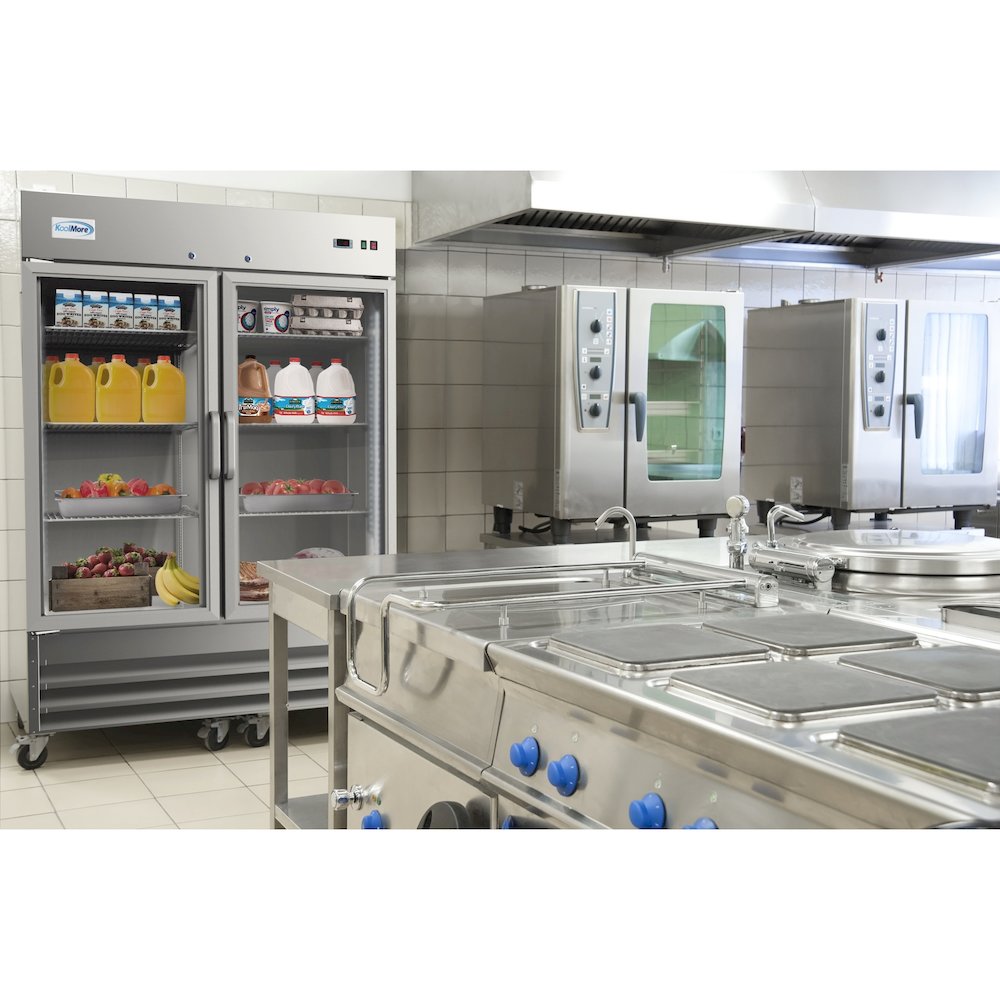 54 in. Two-Door Reach-In Refrigerator - 47 Cu Ft.. Picture 10