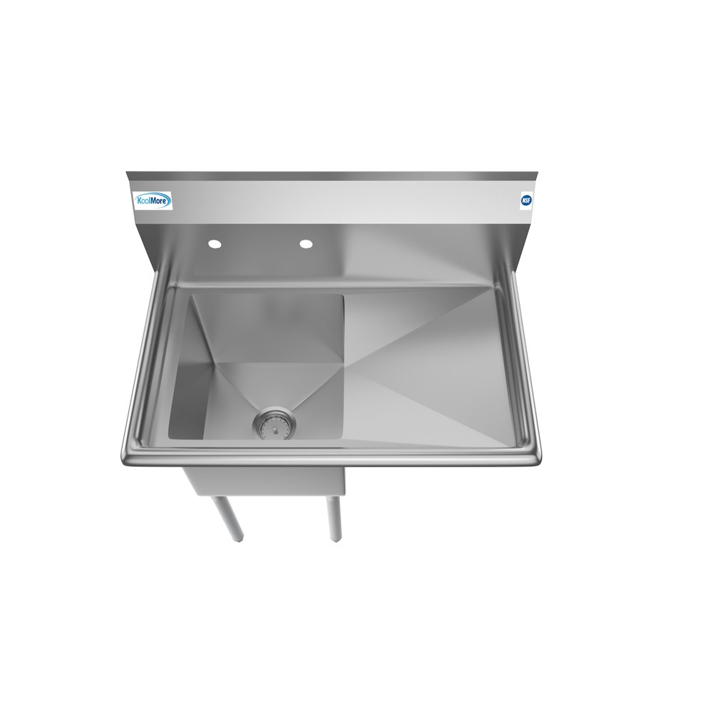 33 in. One Compartment Stainless Steel Sink. Picture 4