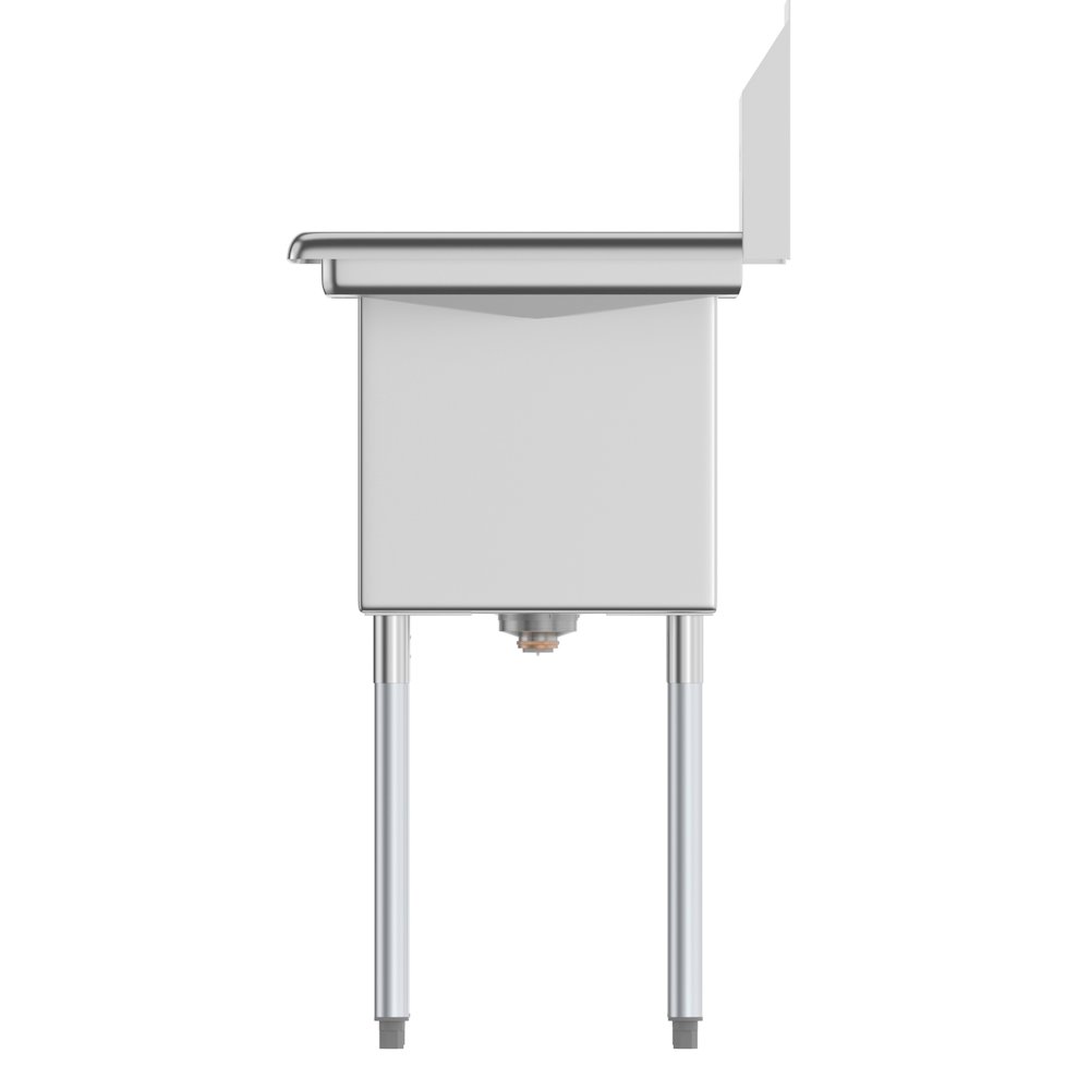 33 in. One Compartment Stainless Steel Sink. Picture 6