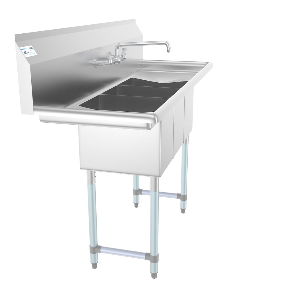 54 in. Three Compartment Sink. Picture 5
