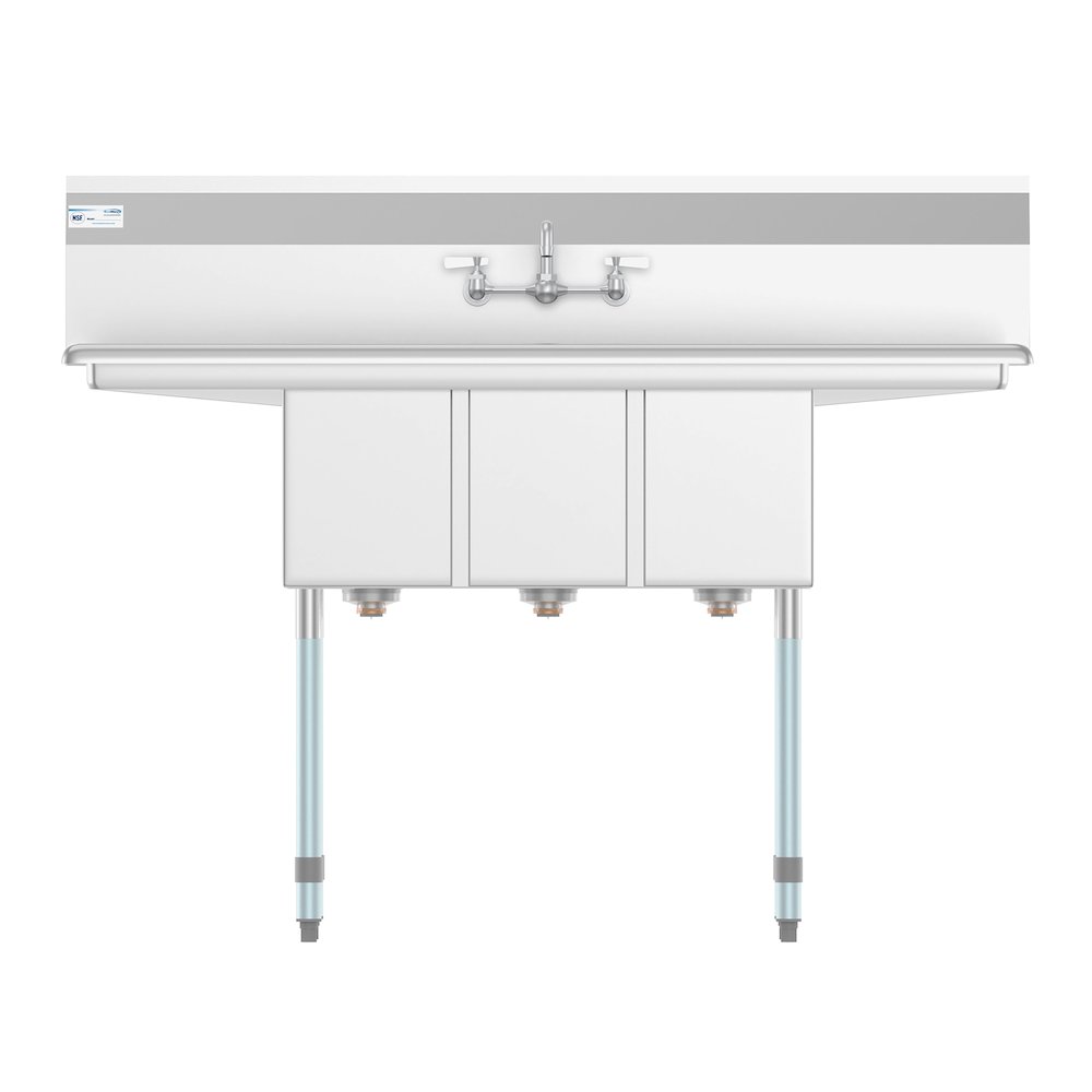 54 in. Three Compartment Sink. Picture 6