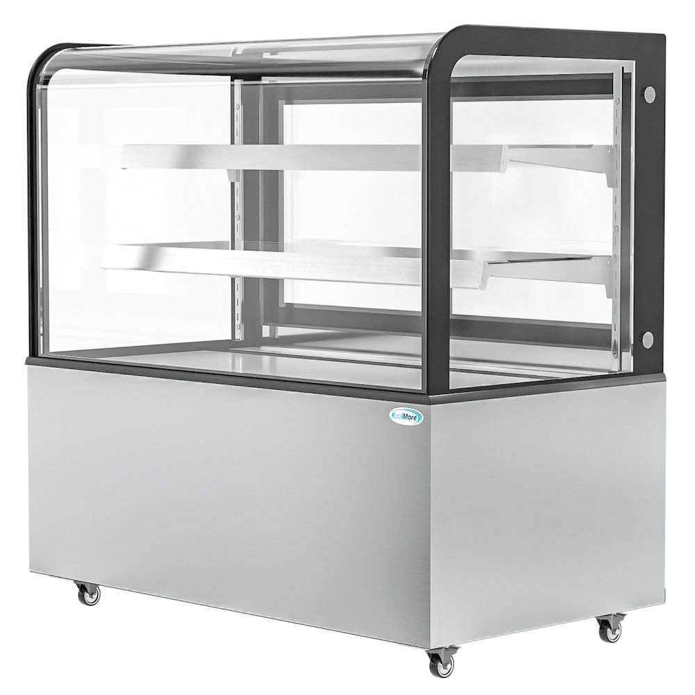 47 in. Dry Bakery Display Case with Front Curved Glass Protection, 14 cu ft.. Picture 3