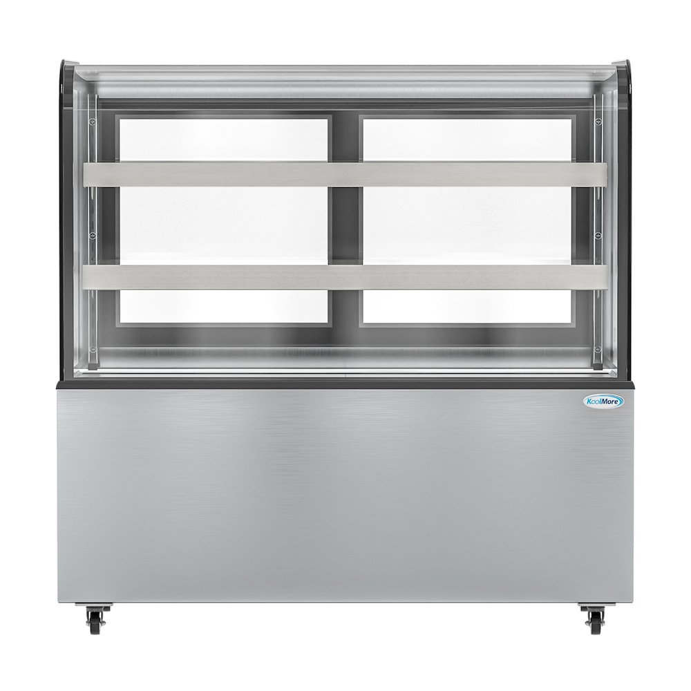 47 in. Dry Bakery Display Case with Front Curved Glass Protection, 14 cu ft.. Picture 5
