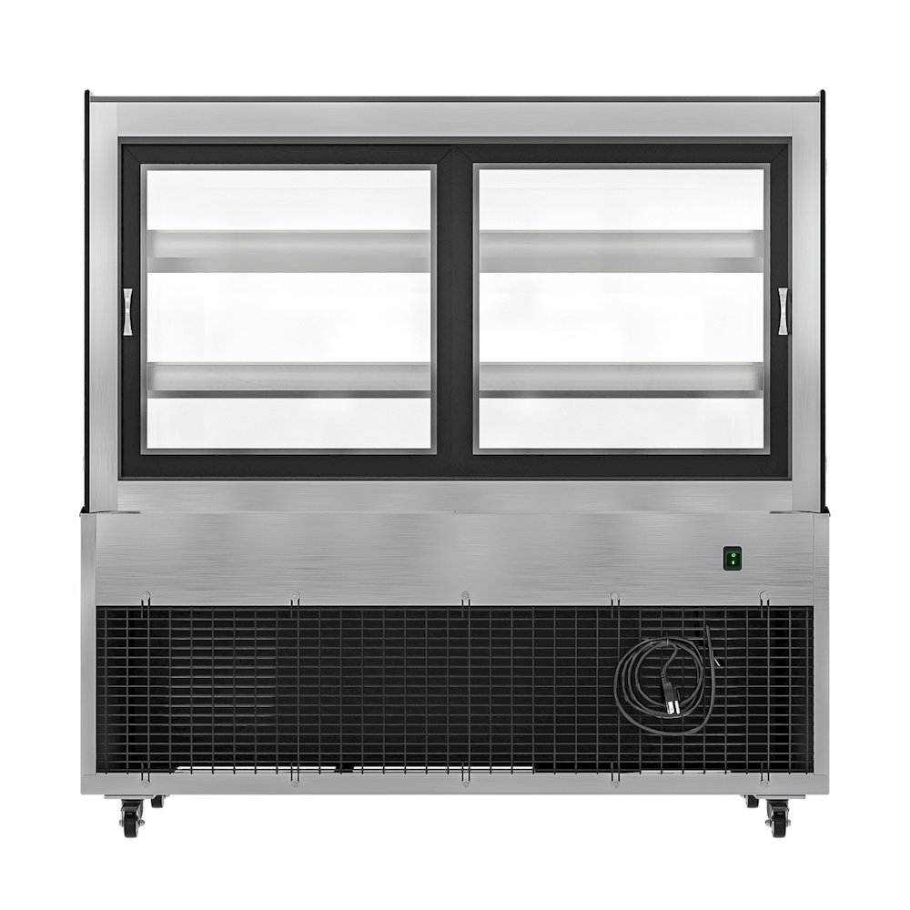 47 in. Dry Bakery Display Case with Front Curved Glass Protection, 14 cu ft.. Picture 7